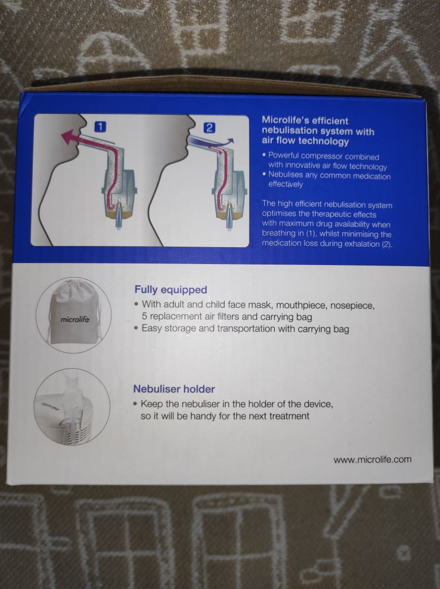 Небулайзер, інгалятор,  Microlife NEB 210