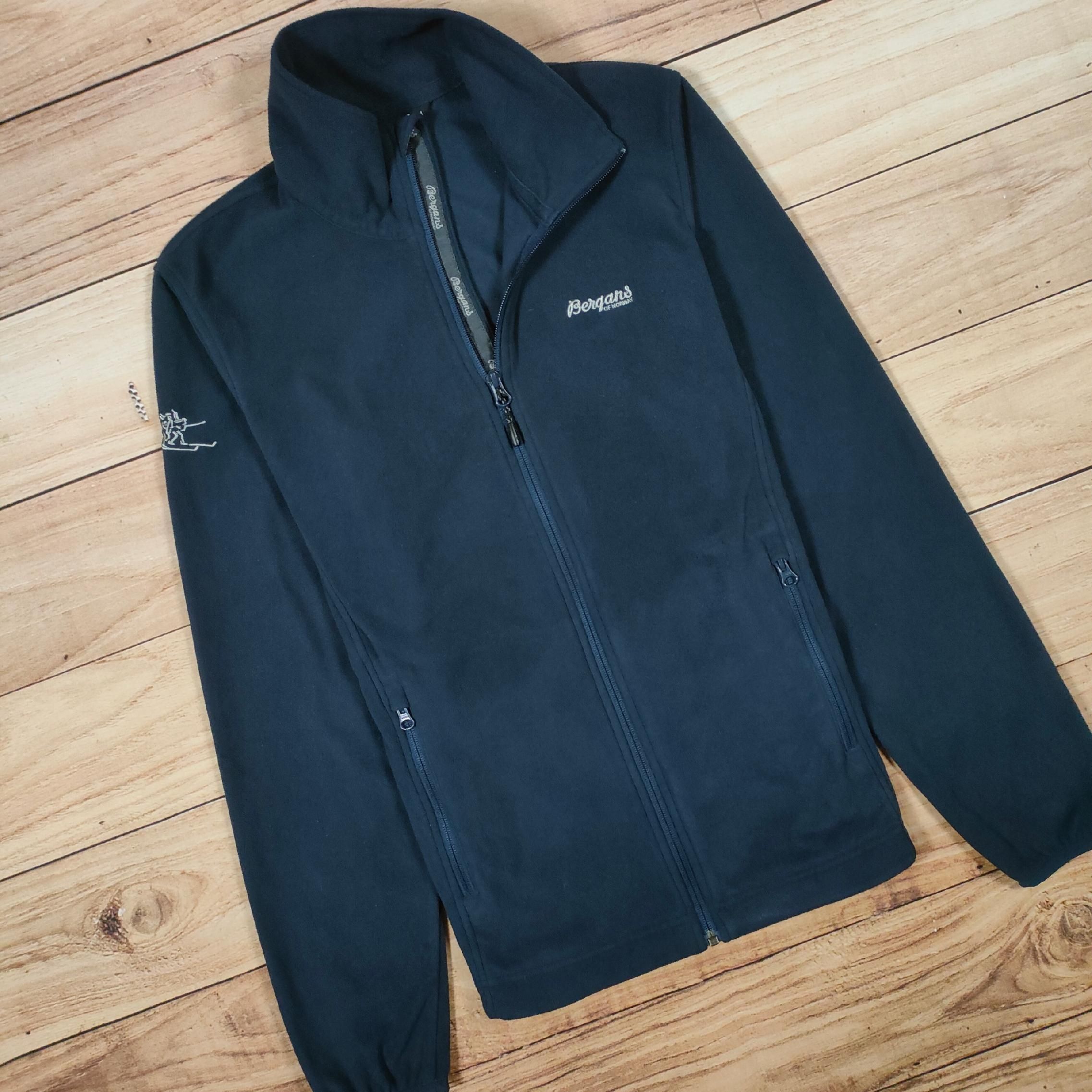 BERGANS Of Norway Park City Polar Zip Męski Logo r. M