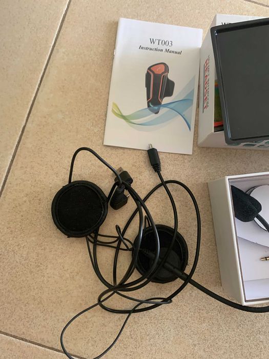 Helmet intercom headset wt003 Full-Duplex Intercomunicador