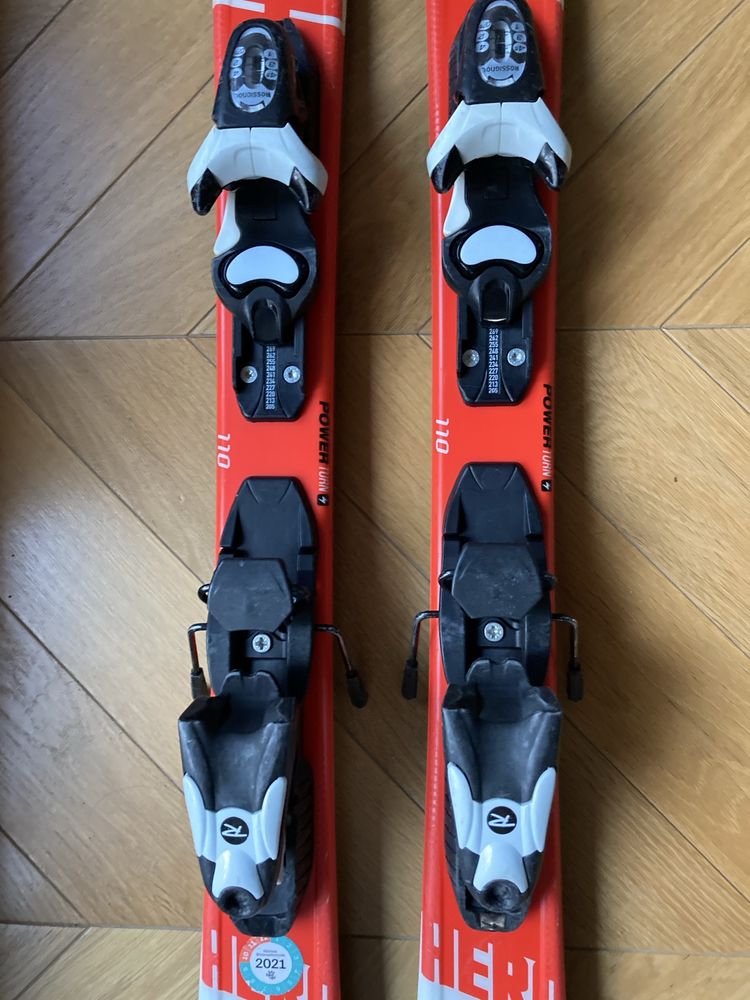 Narty dla dziecka Rossignol HERO J 110cm z wiązaniami