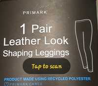 Legginsy Primark XL leather look