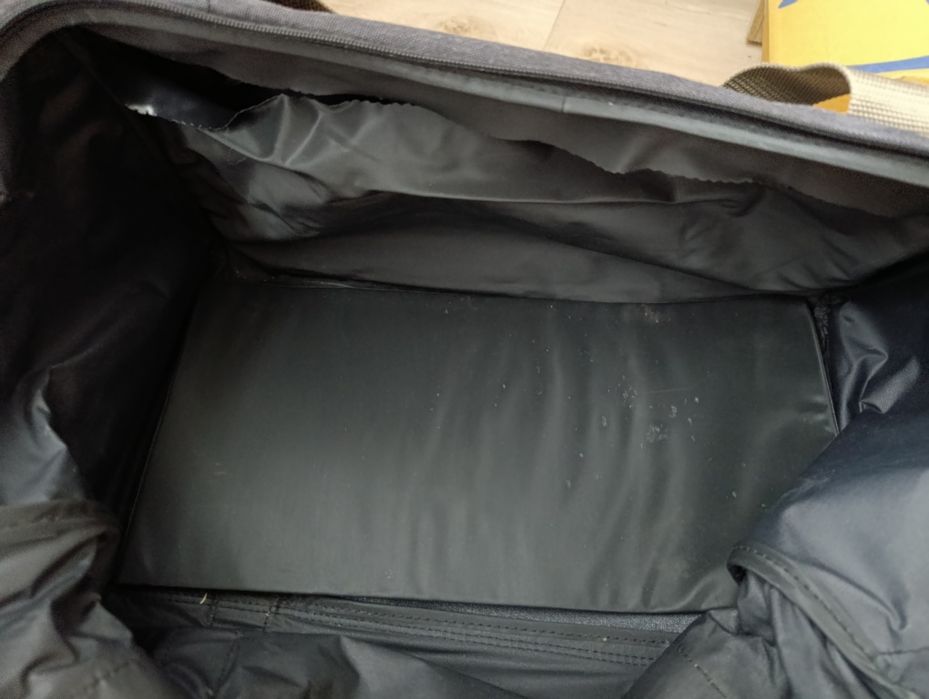 Samsonite torba podróżna weekendowa czarna popielata średniej wielkośc