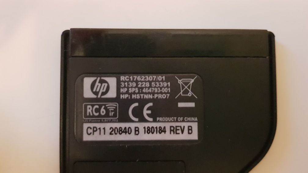 Pilot multimedialny HP Rc6 ir do laptopa