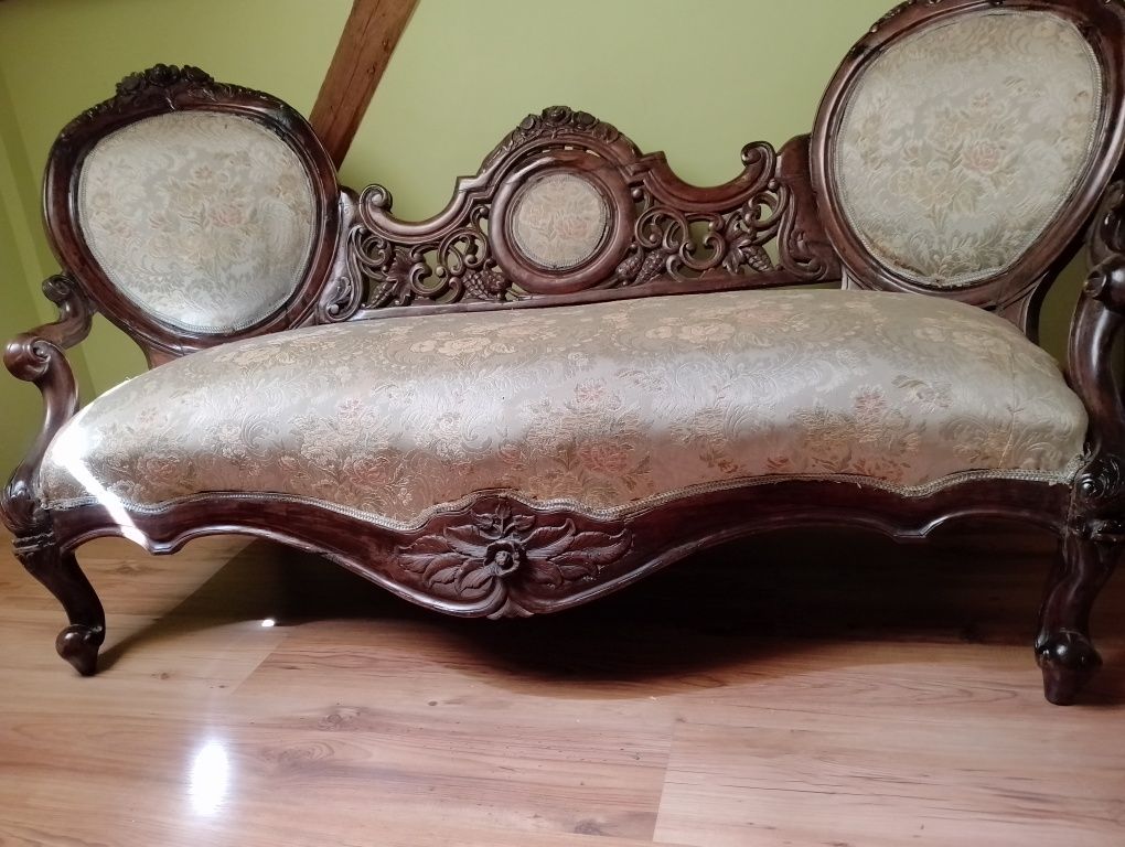 Piękna stara sofa antyk barok -ludwik