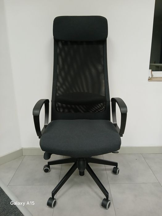 Krzesło biurowe ikea markus obrotowe regulowane