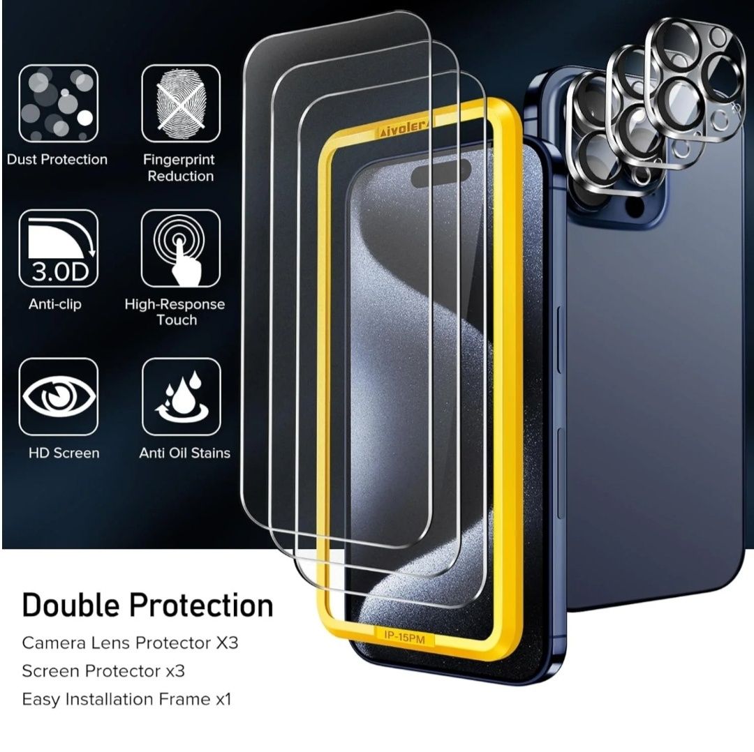IPHONE 15 PRO MAX комплект захисту.