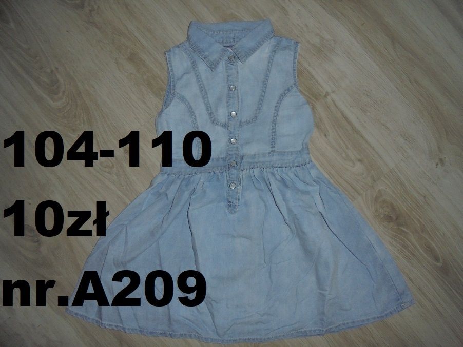 Sukienka jeansowa 104-110
