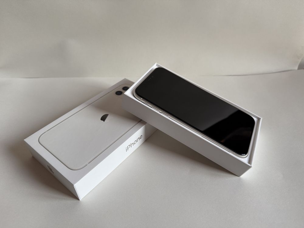 Iphone 11, White, 128GB 100% sprawny