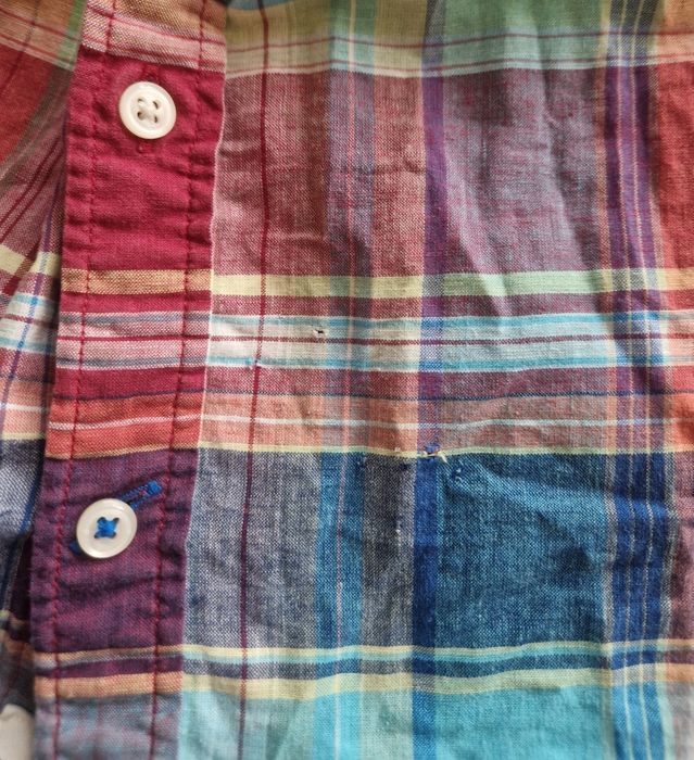 Tommy Hilfiger koszula kratka męska modna roz S