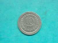 1092 - República: 10 centavos 1920 cuni, por 3,70