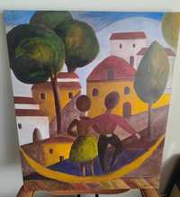 Quadro pintura contemporânea