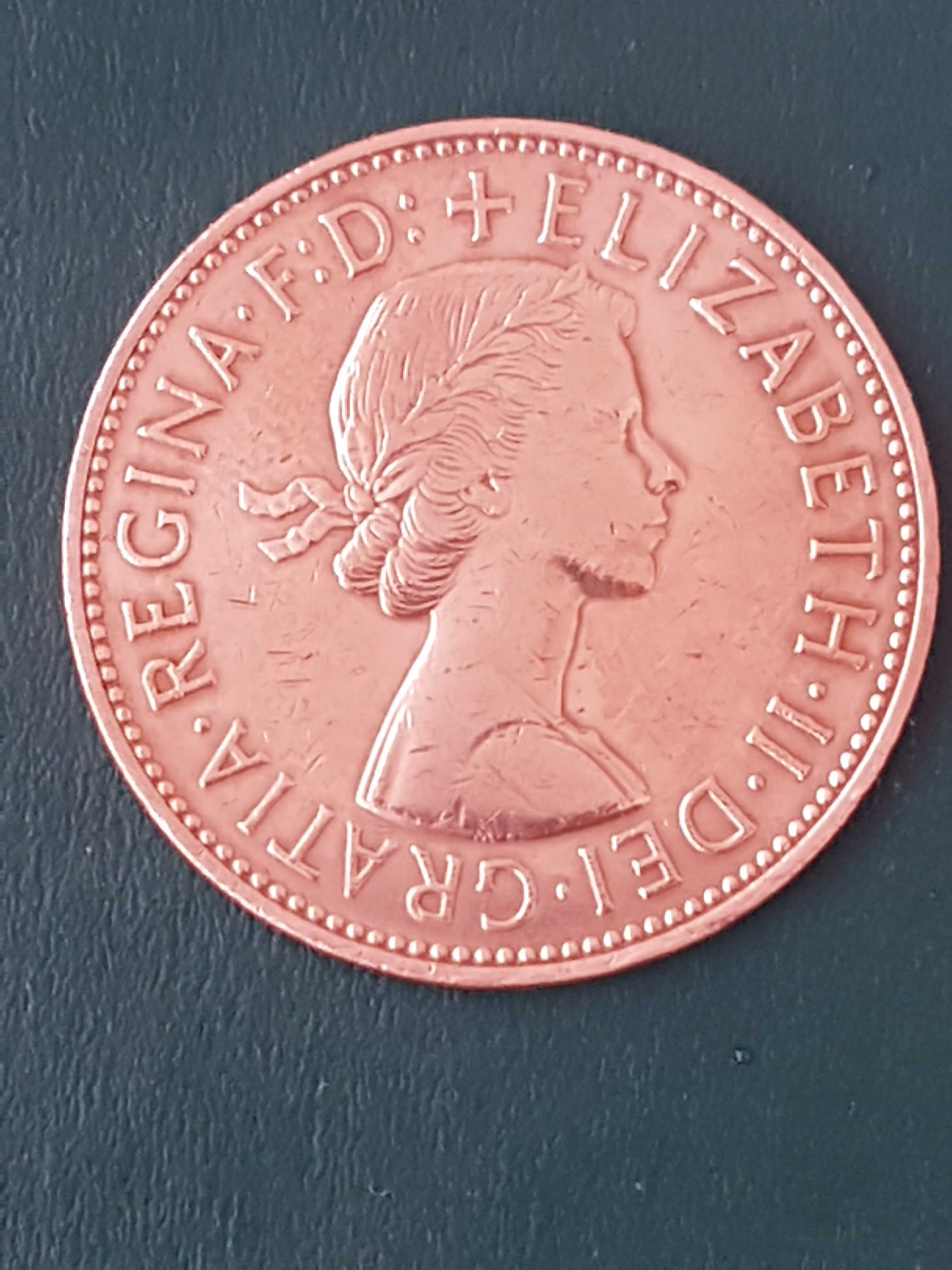 Gratia Regina ONE PENNY 1963