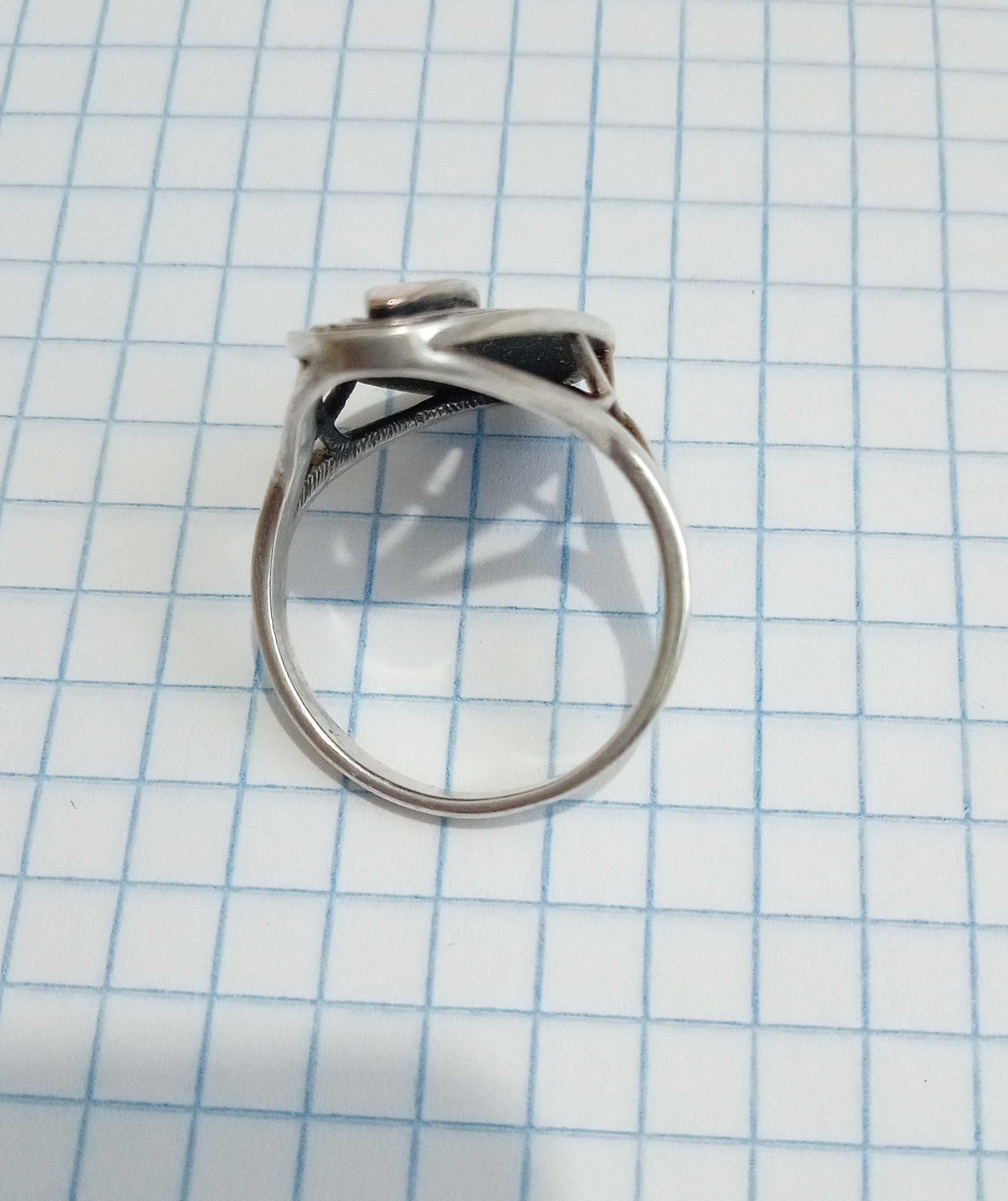 Кольцо перстень срібло 925 проба золота накладка Вінтаж