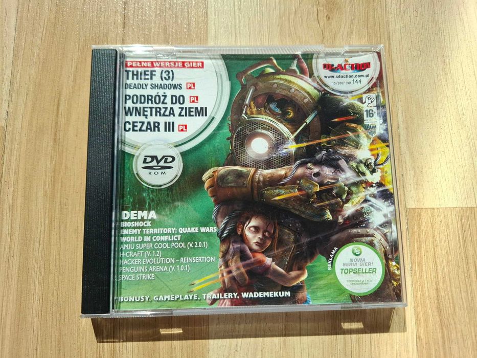 Thief 3 Deadly Shadows + Cezar 3 III + Podróż do wnętrza Ziemi PC PL