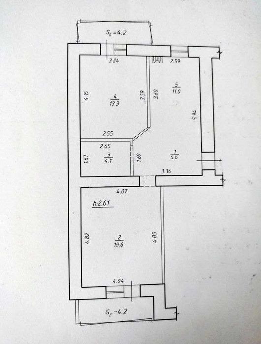 Продам 2-кімнатну квартиру. А/О