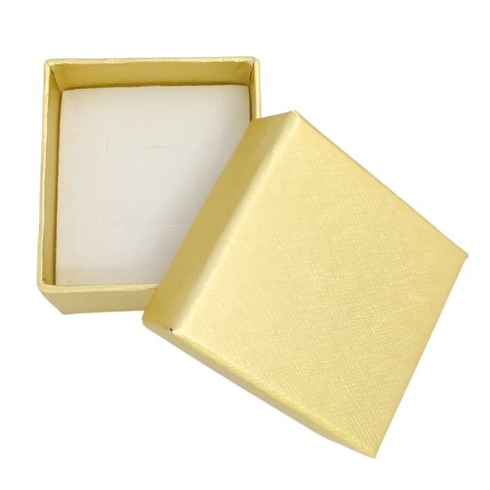 Złote pudełeczko na biżuterię - prezentowe małe