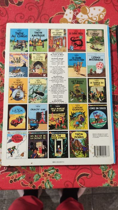 Livros banda desenhada antiga Tintin da CASTERMAN