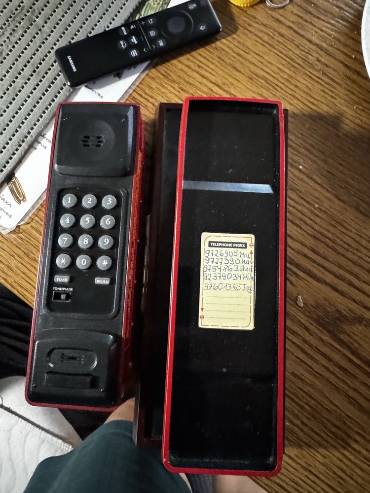 Model samochodu autobus telefon stacjonarny