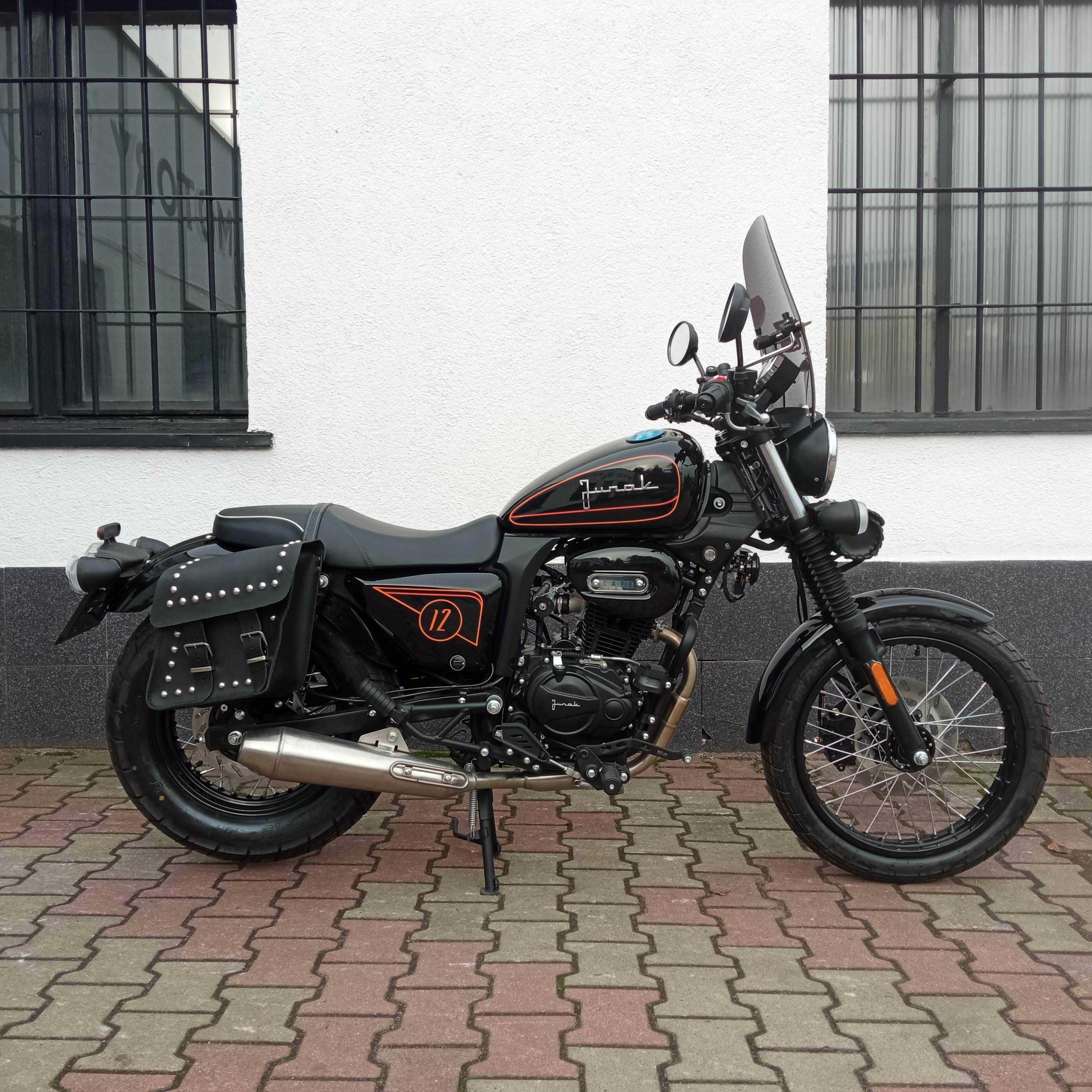 JUNAK M12 Vintage / Cafe 125 Raty SAKWY Rolka PAS SZYBA dostawa