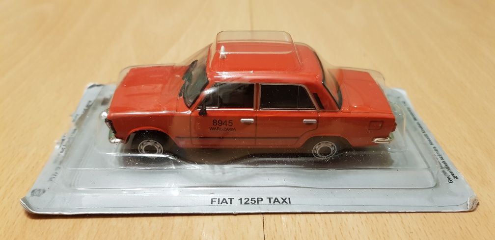 Fiat 125p Taxi - 1:43, Kultowe auta PRL-u, DeAgostini