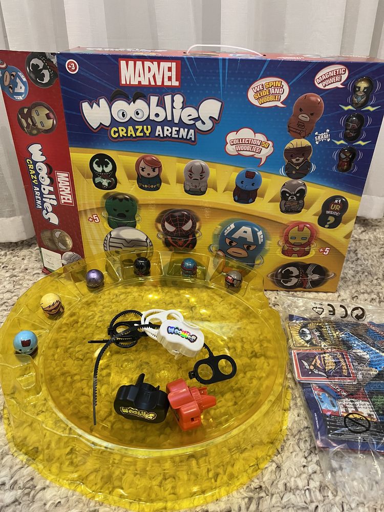 Новый Игровой набор Marvel Wooblies Арена/Оригинал