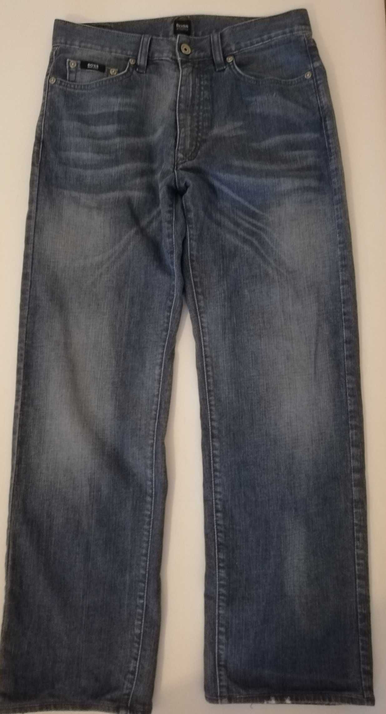 Spodnie męskie Hugo Boss Stretch 31/32 Jeans logowania S/M