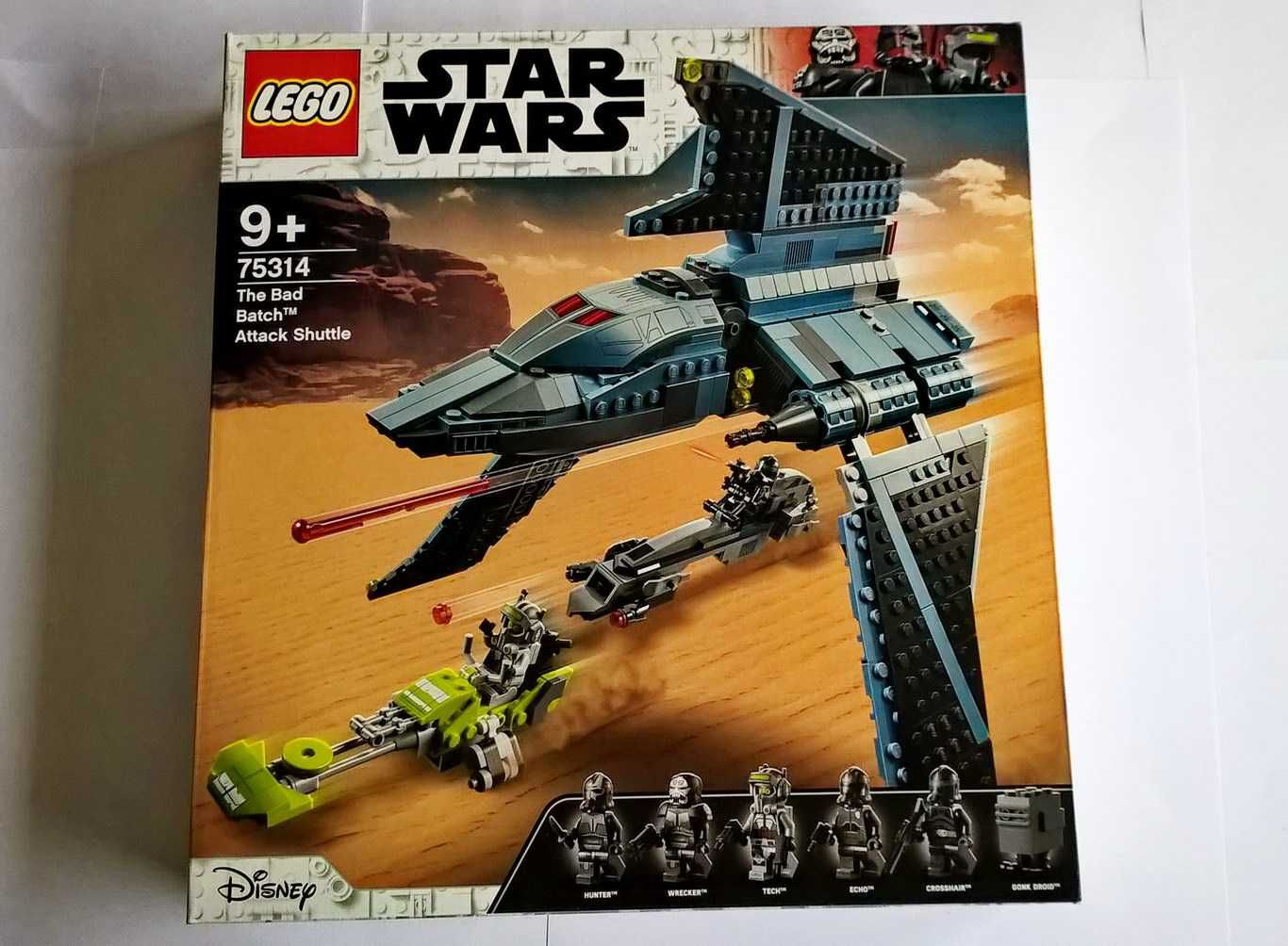 Lego Star Wars 75314 The Bad Batch Attack Shuttle selado