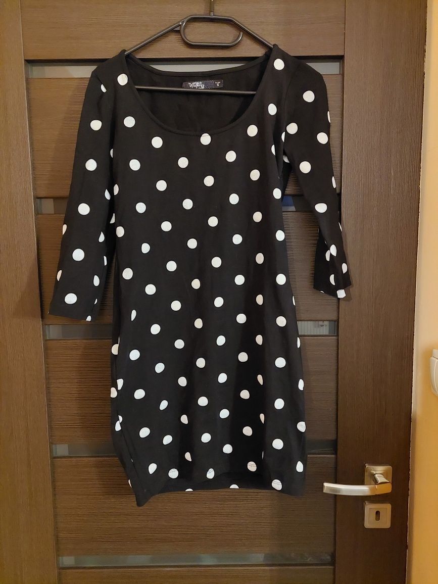 Czarna  sukienka mini