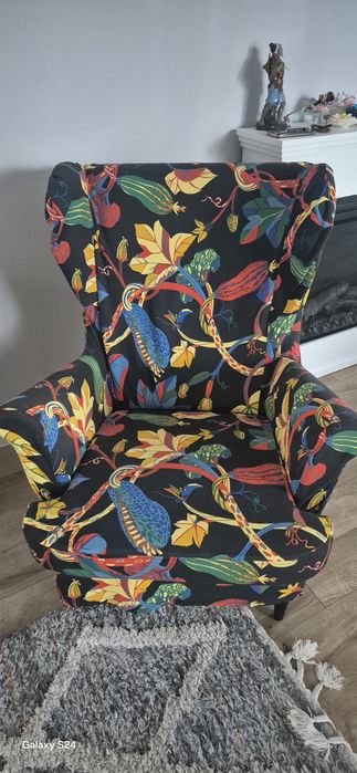 Fotel uszak z pokrowcem
