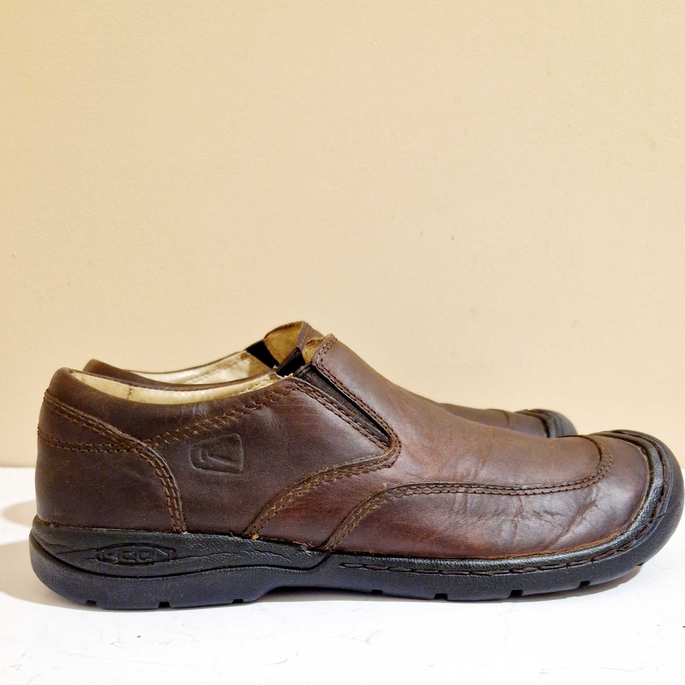 Keen kc 0712 туфли черевики кожаные трекинговые коричневые 42