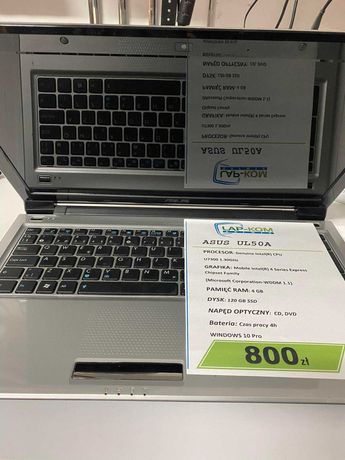 Używany Laptop Asus UL50A