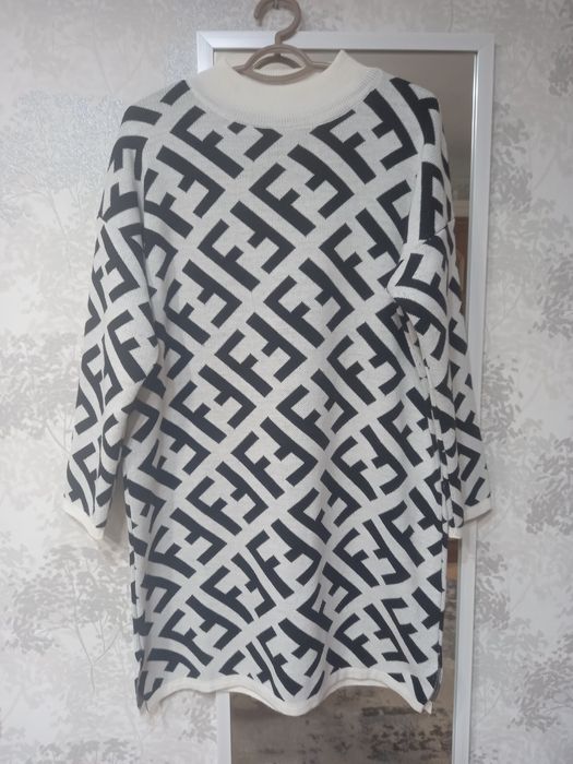 Сукня плаття тепле трикотаж в'язане туніка