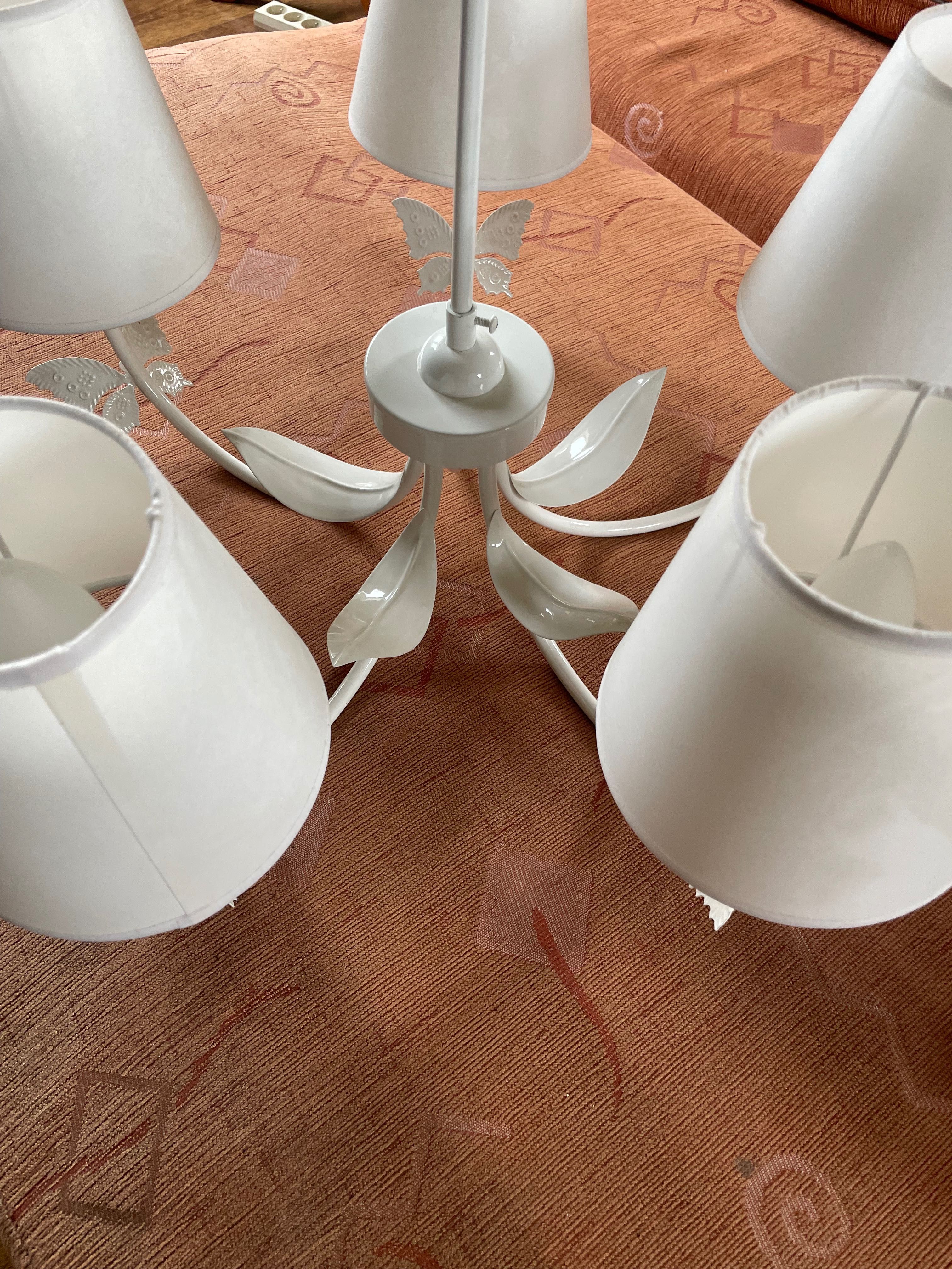 LAMPA sufitowa w motyle dla dziecka - biała