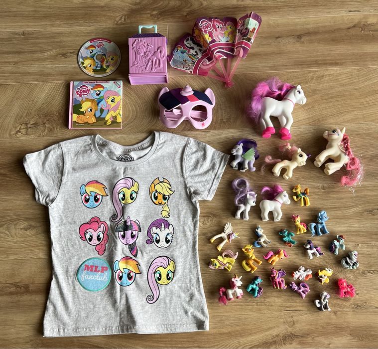 Kucyki Pony koniki plus dodatki zestaw