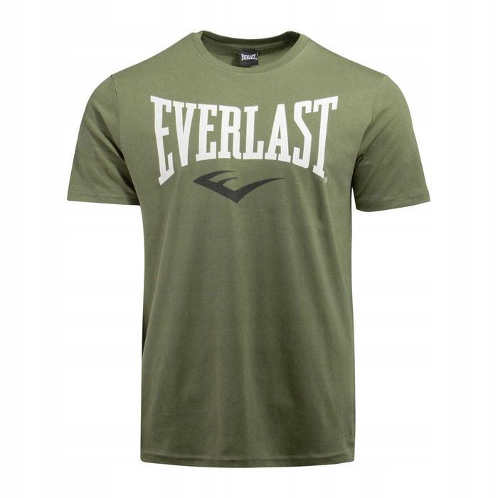 Koszulka męska EVERLAST ciemna zieleń ( M, L, XL )