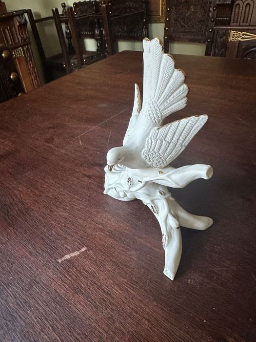 Pomba branca decorativa