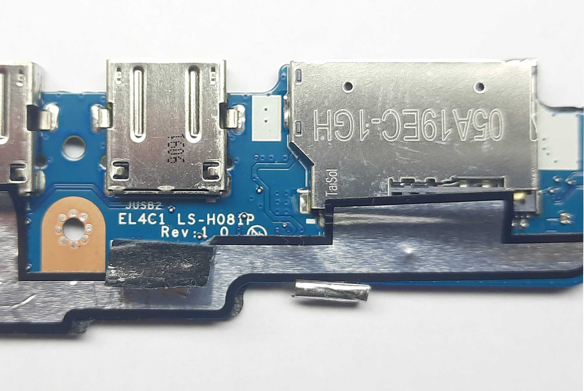 Moduł USB czytnik SD włącznik LS-H081P Lenovo IdeaPad Flex-14API