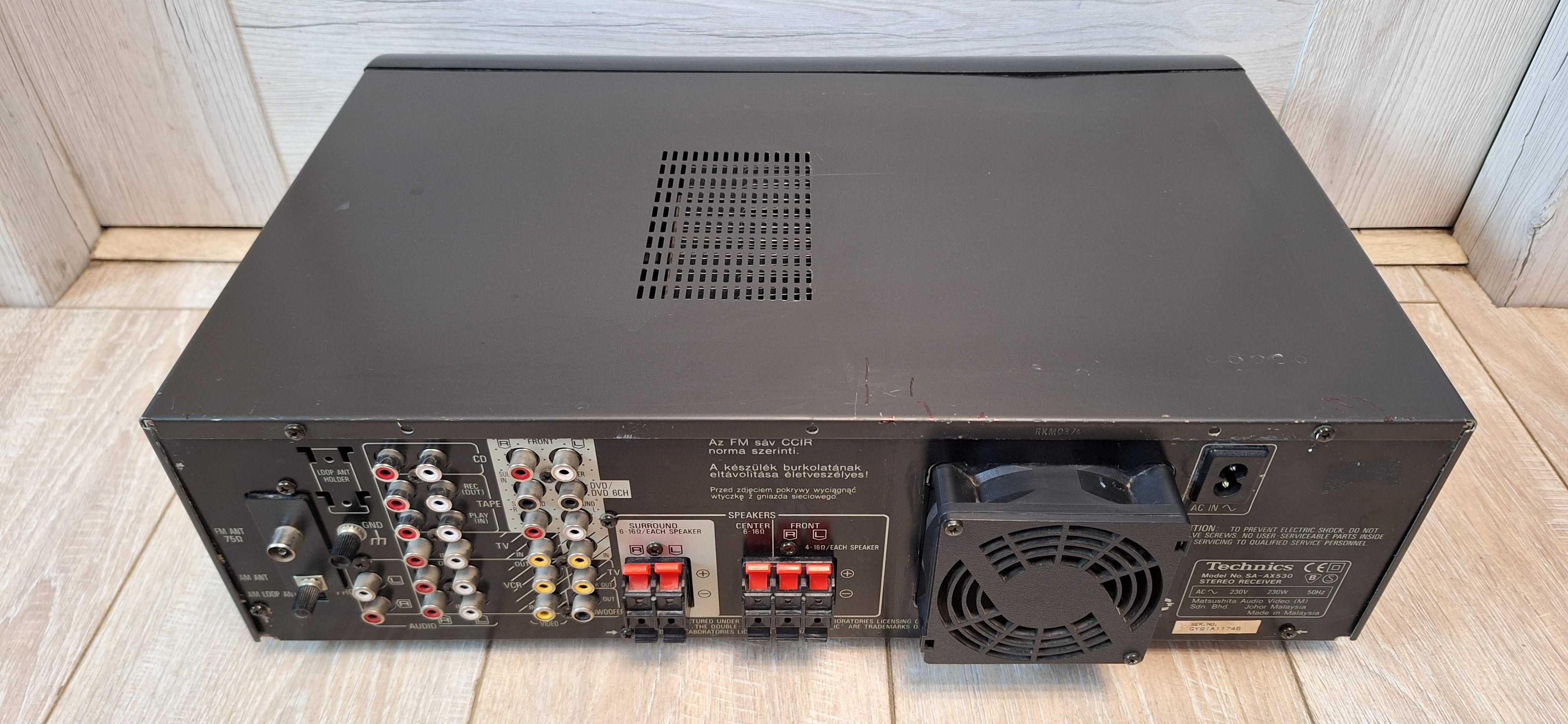 Amplituner Technics SA-AX 530 ! 100 % Sprawny ! BDB STAN ! OKAZJA !