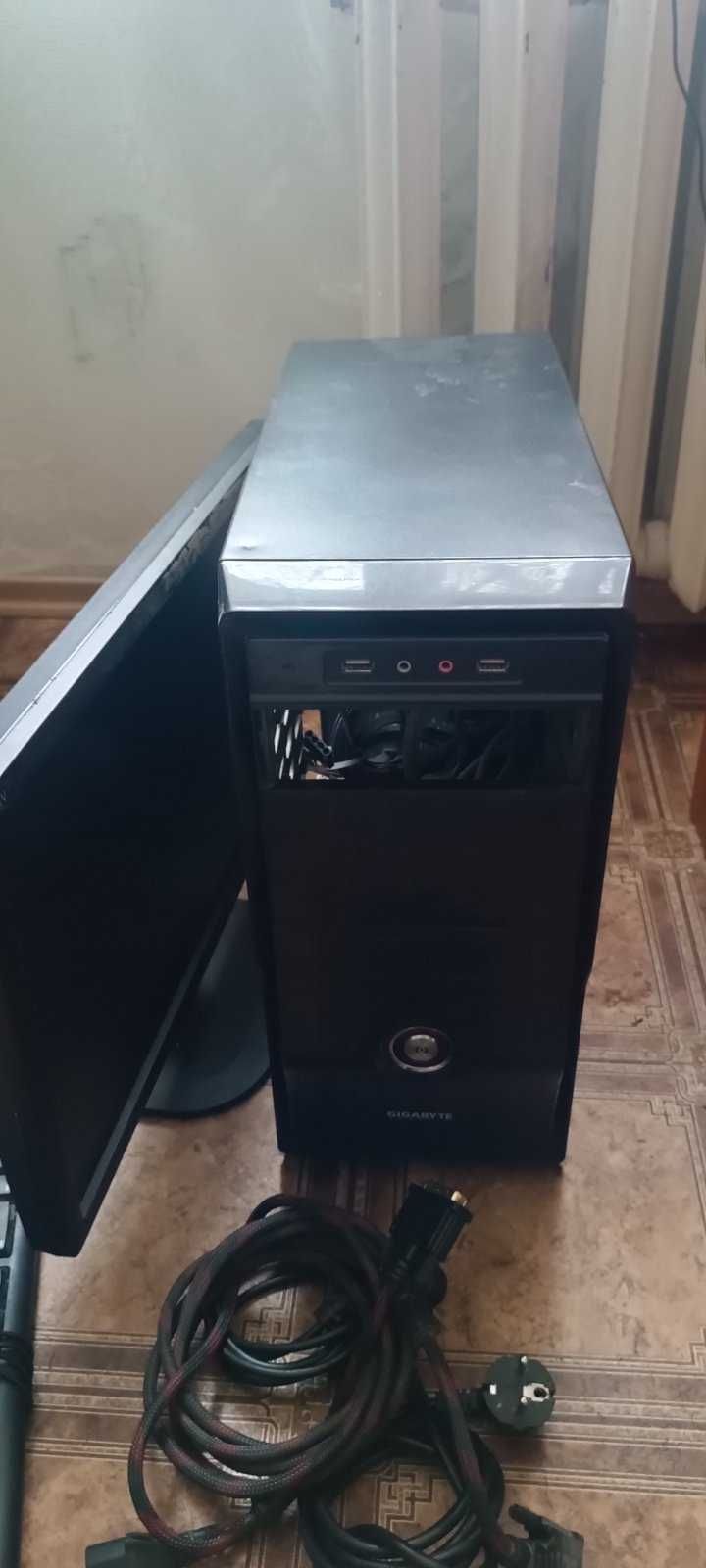 Компьютер Intel i3 3.3hgz озу 8gb hdd 500gb + монитор 22"