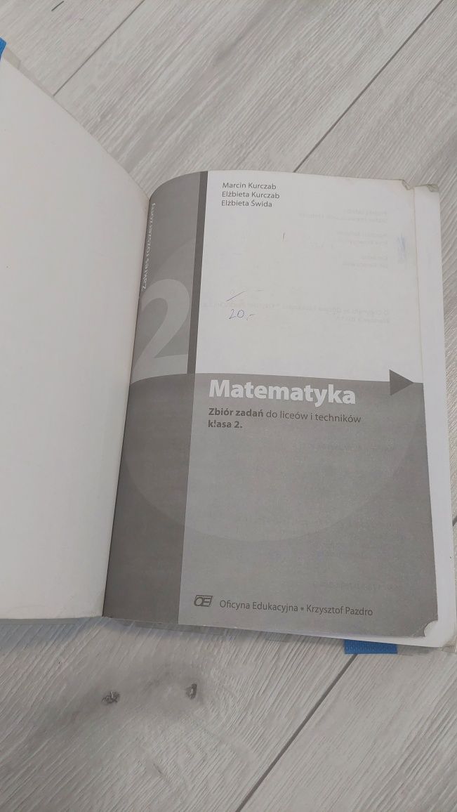 Matematyka zbiór zadań do liceów i techników klasa 2