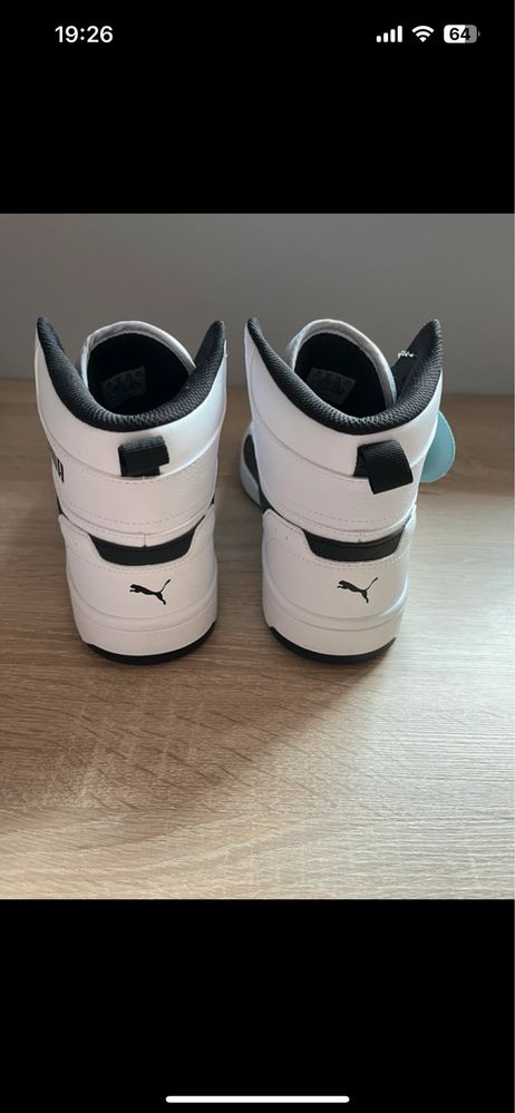 (NOWE) Puma Rebound LayUp SL | Biało-czarne |