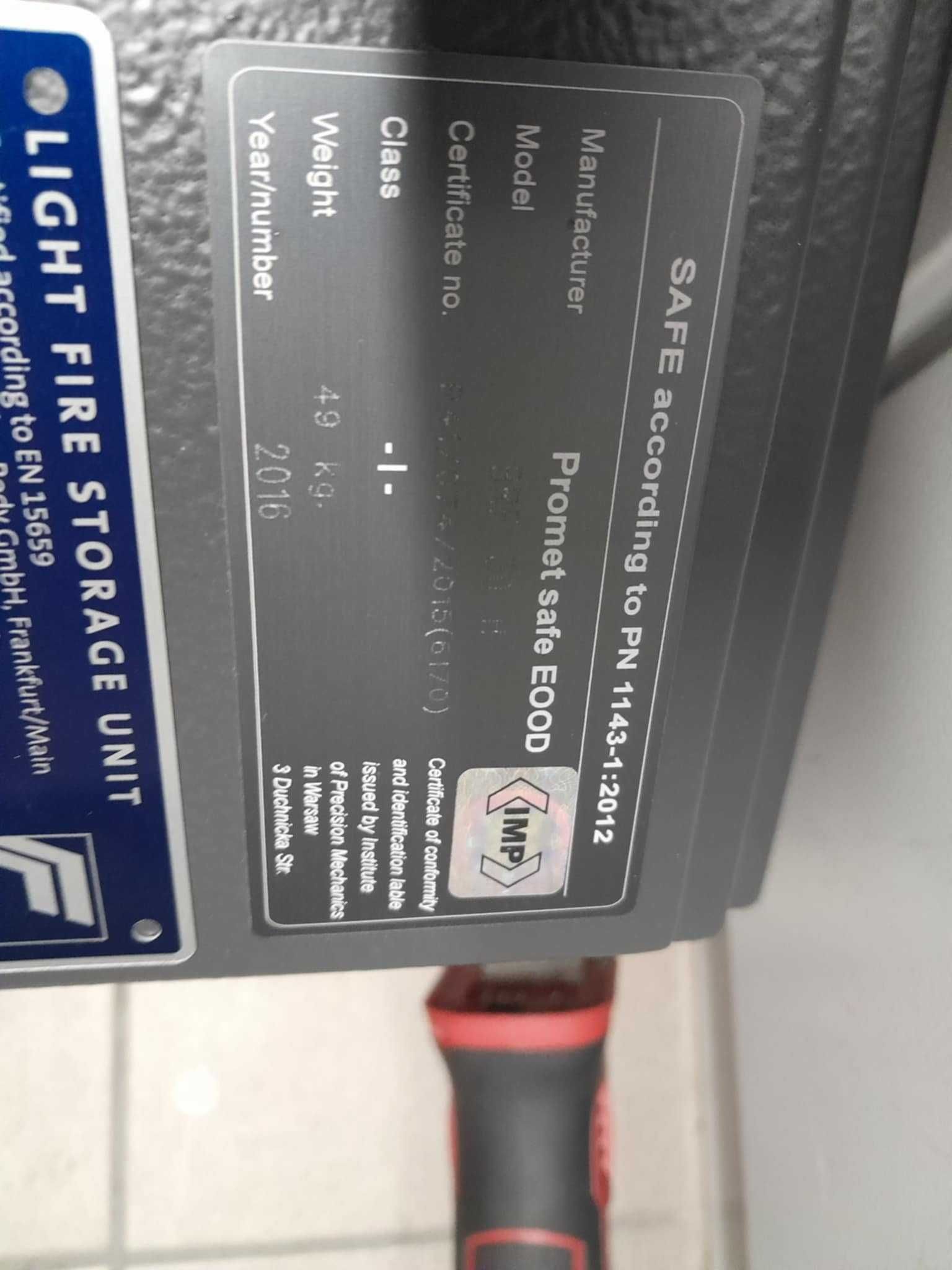 Sejf Valberg Nowy Antywłamaniowy Ognioodporny  LFS 30 P