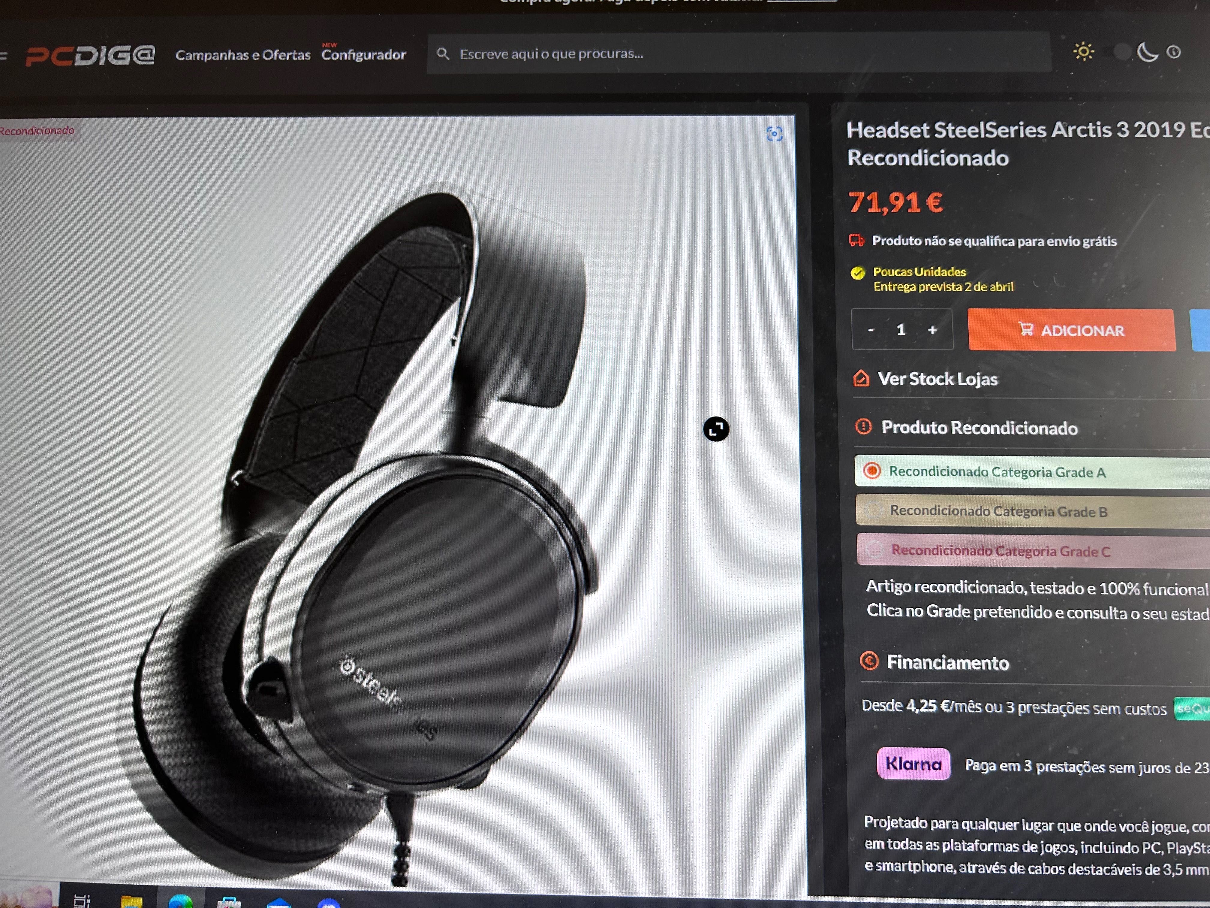 Headset SteelSeries Arctic 3 2019 Edition