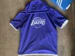 Футболка тишка Lakers оверсайз oversize с капюшоном баскетбольная rap