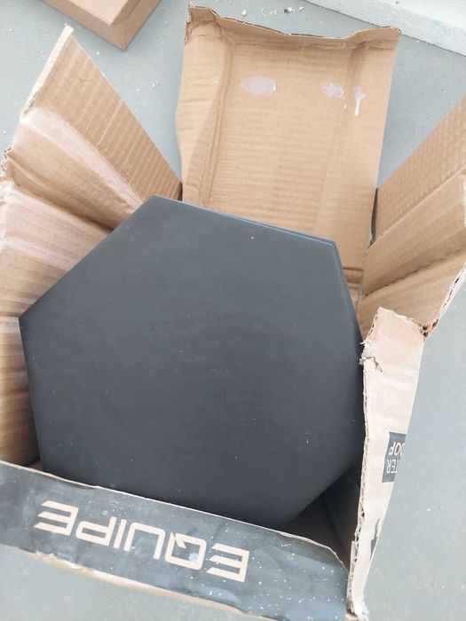 Hexatile Negro Mate 17,5x20 płytki heksagonalne, czarne