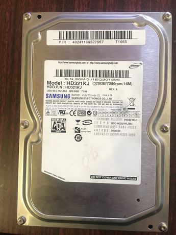 Жесткий диск Samsung 320GB 7200rpm 16MB HD321KJ 3.5 SATA II