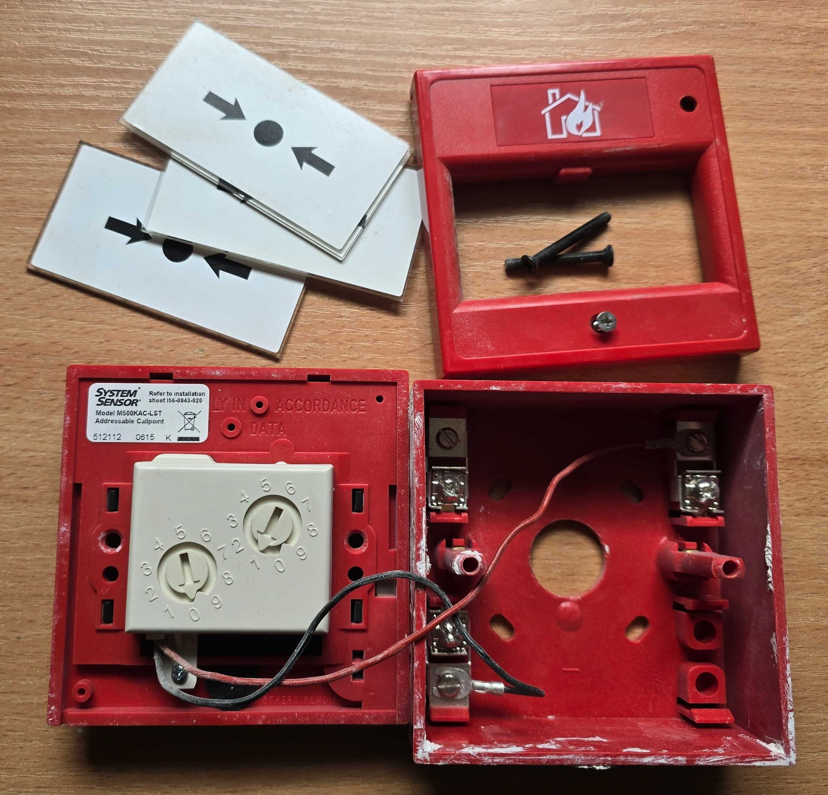 Przycisk / punkt alarmowy PPOŻ P POŻ SystemSensor M500KAC-LST