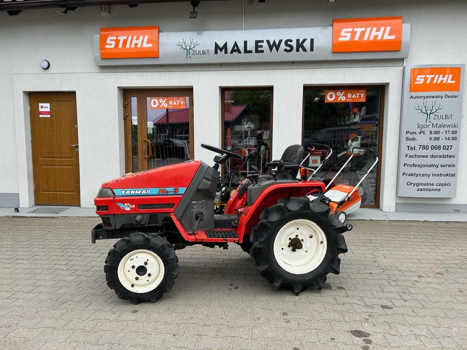 Traktor YANMAR KE 3 mini Japoński traktorek Iseki Kubota