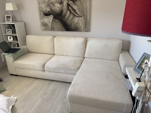 Sofa 3 lugares, com chaise longue e cama