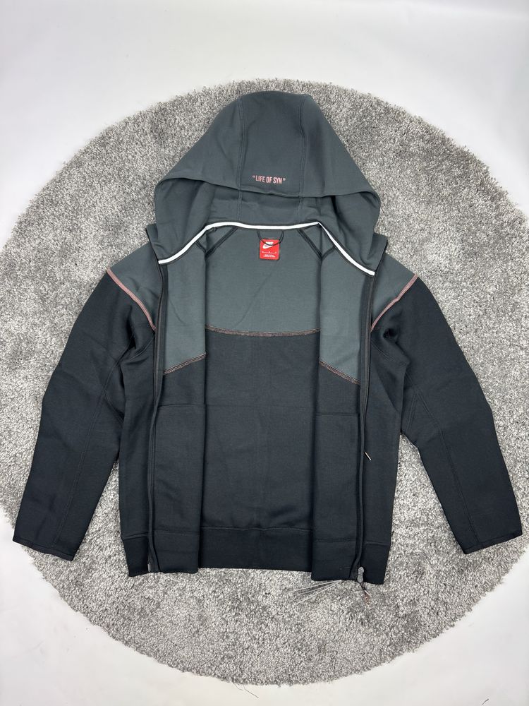 Кофта Nike tech fleece × Suna World зіп худі суна ворд найк теч фліс